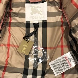 Burberry  baby girl quilt jacket